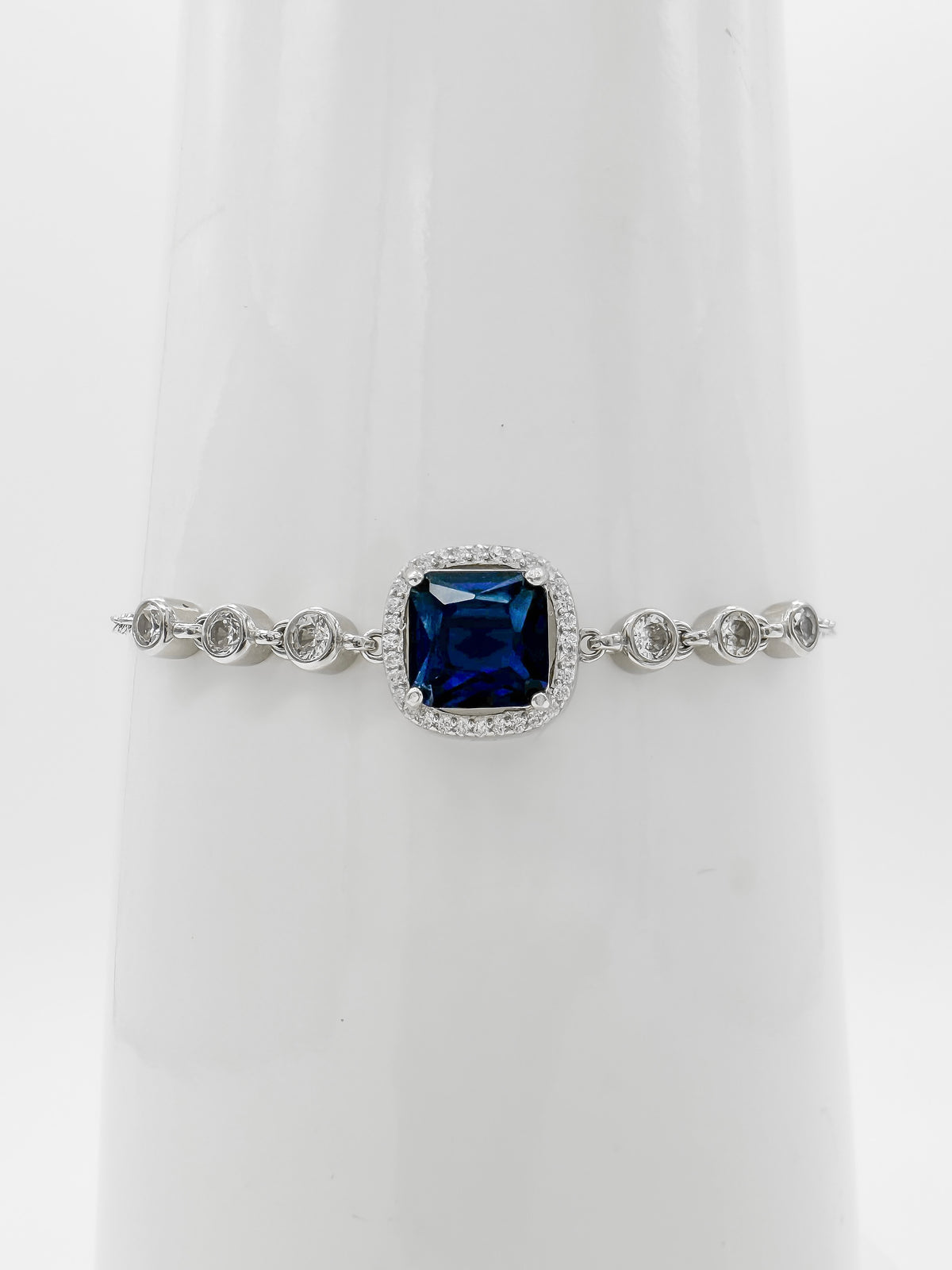 Pulsera Cuadro Halo de Plata