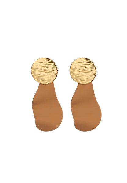 Aretes Golden Moka