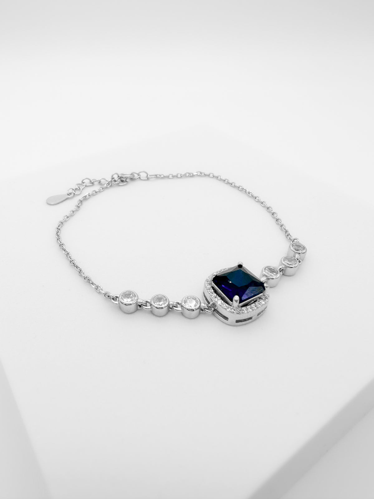 Pulsera Cuadro Halo de Plata