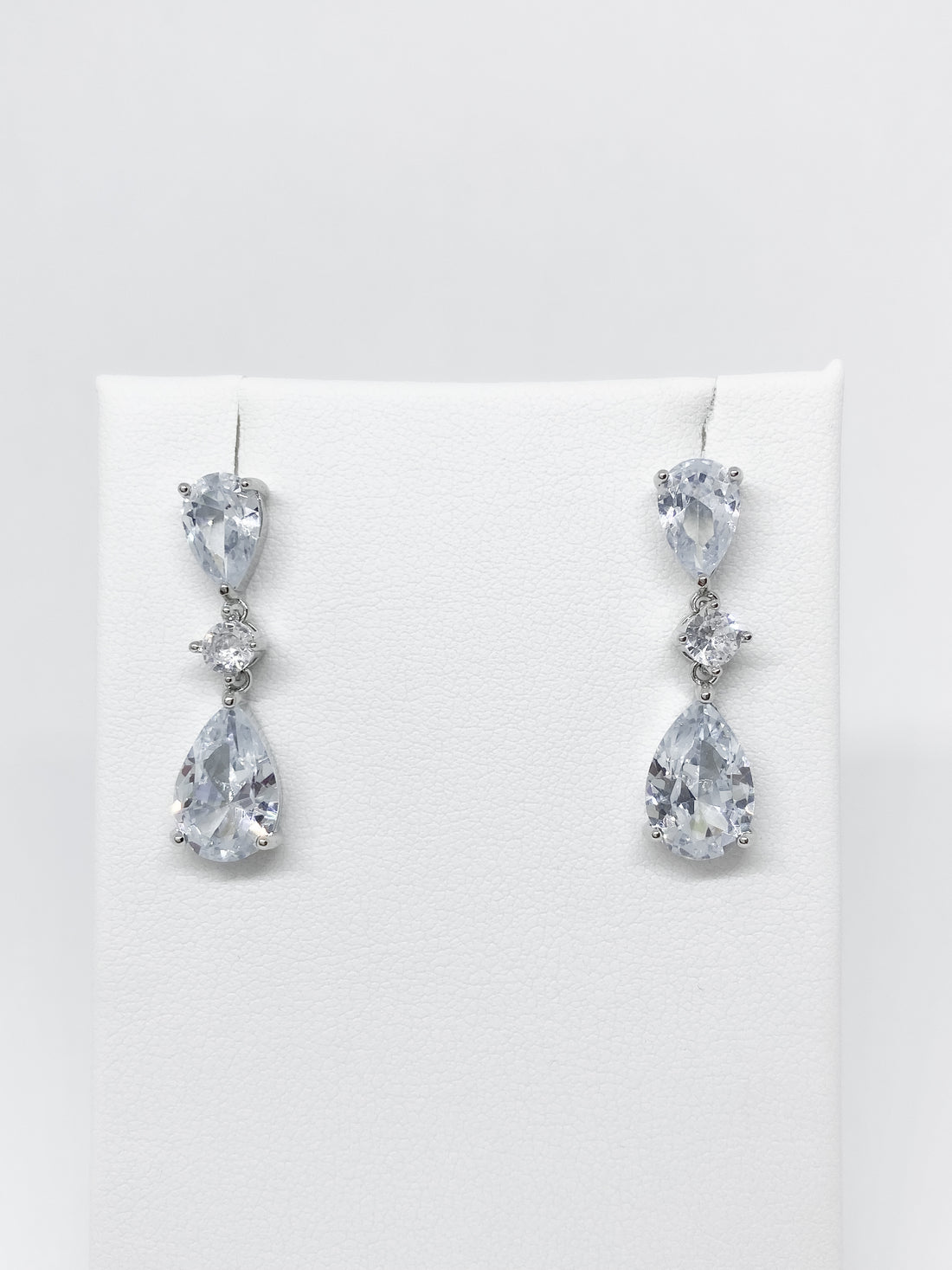 Aretes Gotas Zirconia