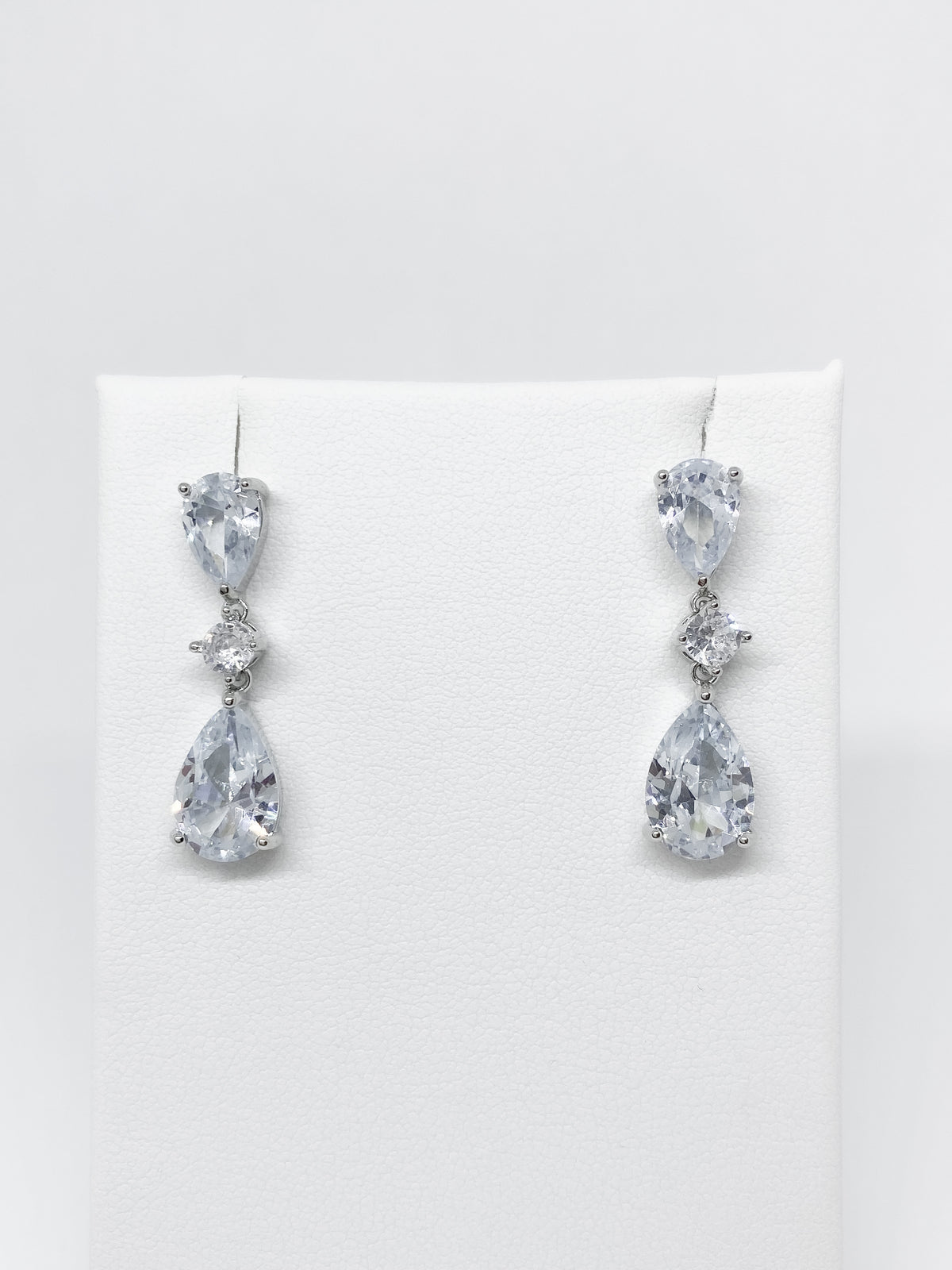 Aretes Gotas Zirconia