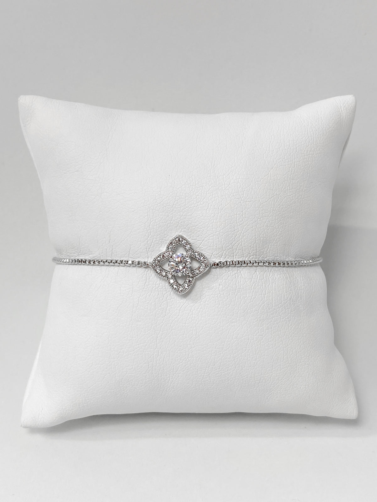 Pulsera Flor Zirconias