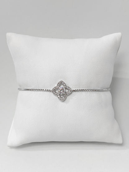 Pulsera Flor Zirconias