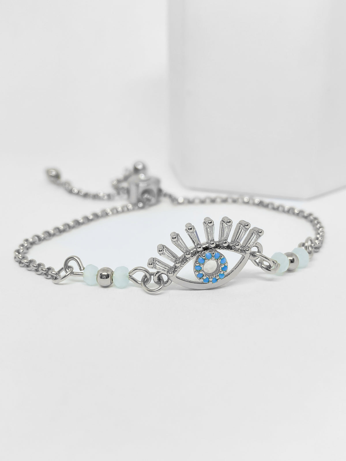 Pulsera Ojo Plateado